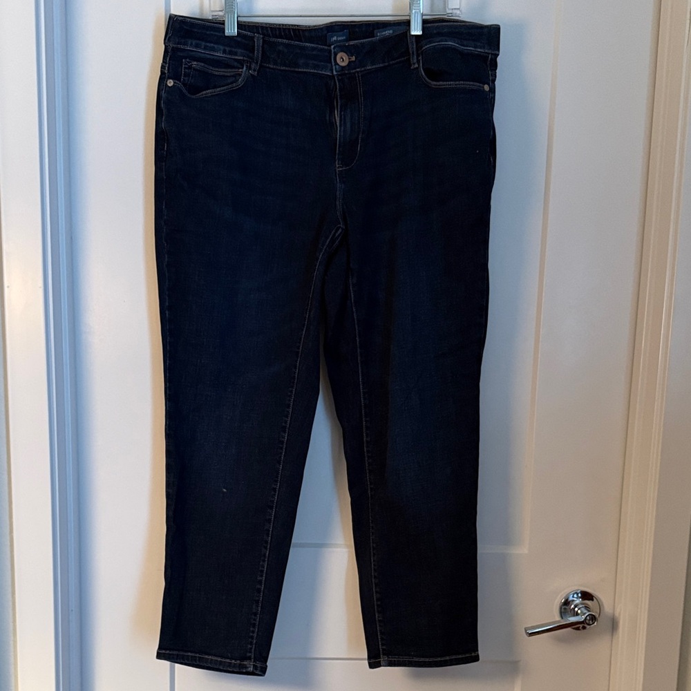 J. Jill Dark Indigo Boyfriend Jeans